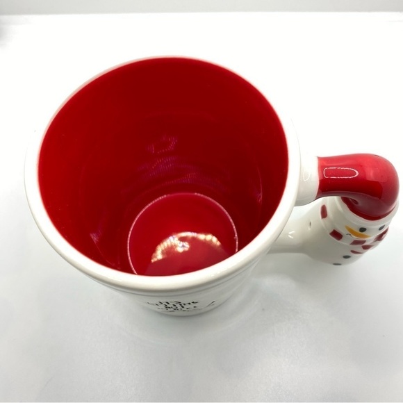 California Pantry Snowman Handle "It's Getting Hot In Here" 10 oz Mug NWOT - Picture 5 of 7